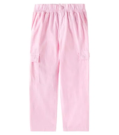 Polo Ralph Lauren Kids' Cotton-blend Cargo Pants In Pink