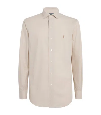 Polo Ralph Lauren Cotton-blend Check Shirt In Neutral