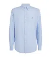 Polo Ralph Lauren Polo Pony-embroidered Cotton Shirt In Blue