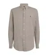 Polo Ralph Lauren Cotton-blend Check Shirt In Gray