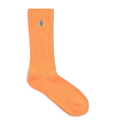 Polo Ralph Lauren Cotton-blend Classic Crew Socks In Multi