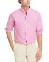 Polo Ralph Lauren Cotton Blend Classic Fit Button Down Shirt In Pink/white