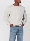 Polo Ralph Lauren Gray Sweatshirt In Cotton Blend In White