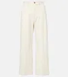 Polo Ralph Lauren Cotton-blend Cropped Chinos In Beige