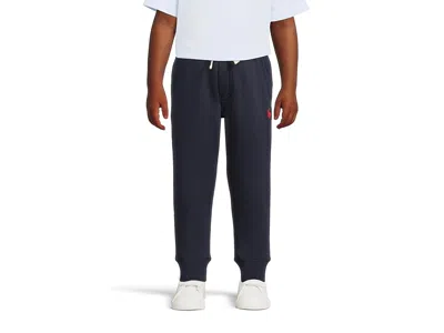 Polo Ralph Lauren Cotton Blend Fleece Joggers (little Kids) Boy's Casual Pants Cruise Navy : 6x Little Kid, Polyester/ In Black