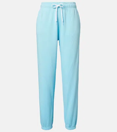 Polo Ralph Lauren Cotton-blend Fleece Sweatpants In Blue