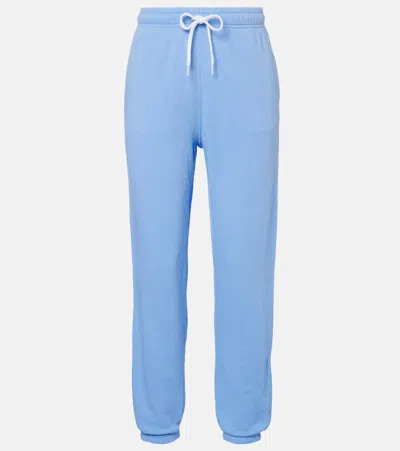 Polo Ralph Lauren Cotton-blend Fleece Sweatpants In Blue