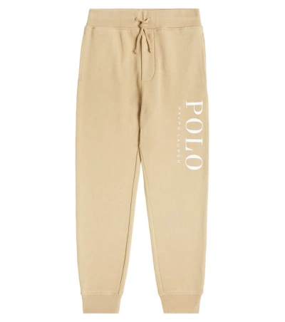 Polo Ralph Lauren Kids' Cotton-blend Fleece Sweatpants In Classic Khaki
