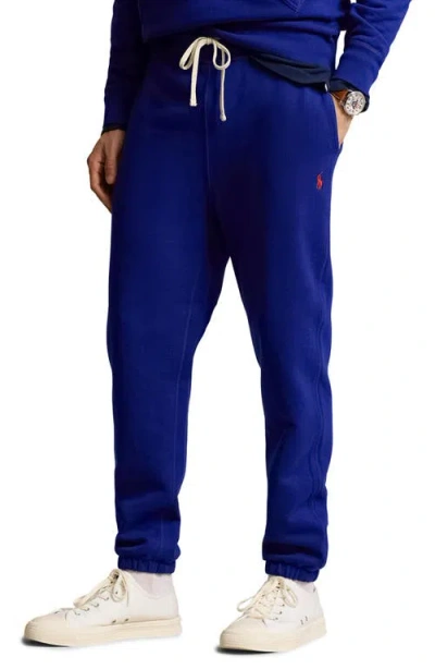 Polo Ralph Lauren Cotton Blend Fleece Sweatpants In Heritage Royal/c3870