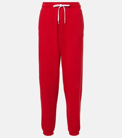 POLO RALPH LAUREN COTTON-BLEND FLEECE SWEATPANTS