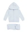 Polo Ralph Lauren Cotton-blend Hoodie And Sweatpants Set In Blue