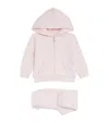 Polo Ralph Lauren Cotton-blend Hoodie And Sweatpants Set In Pink
