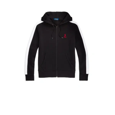 Polo Ralph Lauren Cotton-blend Hoodie In Black