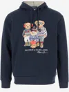 POLO RALPH LAUREN COTTON BLEND HOODIEWITH POLO BEAR POLO RALPH LAUREN