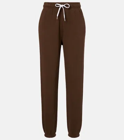 Polo Ralph Lauren Cotton-blend Jersey Sweatpants In Brown