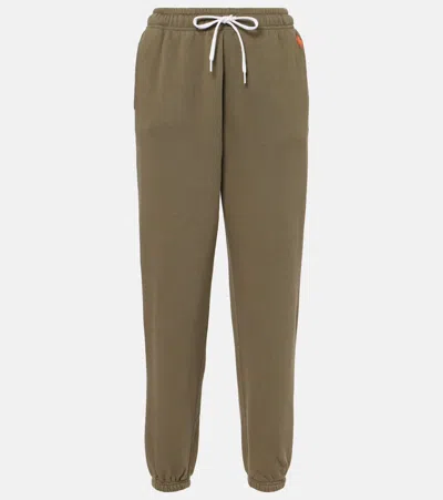 Polo Ralph Lauren Cotton-blend Jersey Sweatpants In Thermal Green