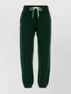 Polo Ralph Lauren Cotton Blend Joggers Featuring Elastic Cuffs And Waistband In Green