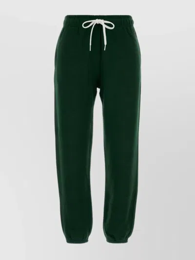 POLO RALPH LAUREN COTTON BLEND JOGGERS FEATURING ELASTIC CUFFS AND WAISTBAND