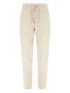 Polo Ralph Lauren Cotton Joggers With Back Pocket And Elastic Waistband In Neutrals