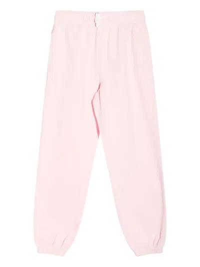 Polo Ralph Lauren Kids' Cotton-blend Joggers In Pink