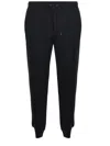 Polo Ralph Lauren Cotton Blend Jogging Pants In Black