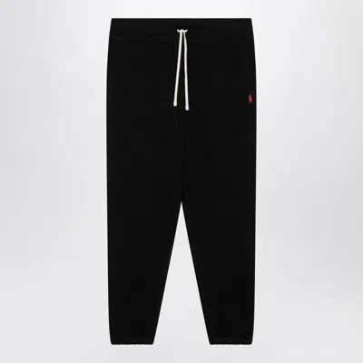 Polo Ralph Lauren Cotton-blend Jogging Trousers In Black