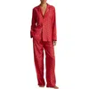 Polo Ralph Lauren Long Sleeve Pajama Set In Haute Red