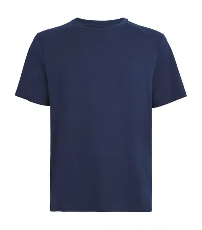 Polo Ralph Lauren Cotton-blend Performance T-shirt In Navy