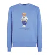 Polo Ralph Lauren Relaxed-fit Sweatshirt With Playful Bear Graphic In Blue