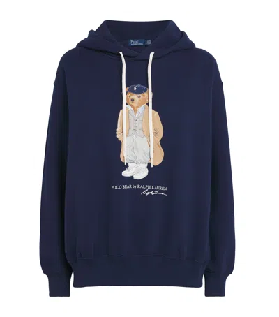 POLO RALPH LAUREN COTTON-BLEND POLO BEAR HOODIE