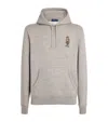 Polo Ralph Lauren Gray Polo Bear Hoodie In Gray
