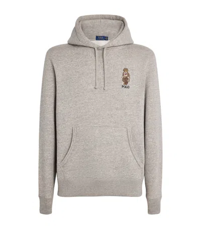 POLO RALPH LAUREN COTTON-BLEND POLO BEAR HOODIE