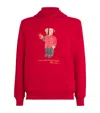 Polo Ralph Lauren Lunar New Year Polo Bear Hoodie In Red