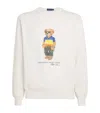 Polo Ralph Lauren White Cotton Blend Polo Bear Sweatshirt