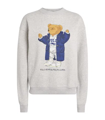 POLO RALPH LAUREN COTTON-BLEND POLO BEAR SWEATSHIRT