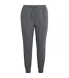 Polo Ralph Lauren Tapered Jogger Pants With Drawstring Waist And Ribbed Cuffs In Blue