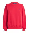 Polo Ralph Lauren Cotton-blend Polo Pony Sweatshirt In Red