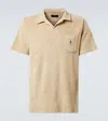 Polo Ralph Lauren Terry Polo Chest Pocket In Beige