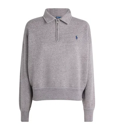 Polo Ralph Lauren Cotton-blend Quarter-zip Sweatshirt