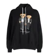 Polo Ralph Lauren Cotton-blend Ralph And Ricky Polo Bear Hoodie In Black