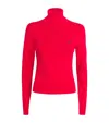 Polo Ralph Lauren Cotton-blend Rollneck Sweater In Red