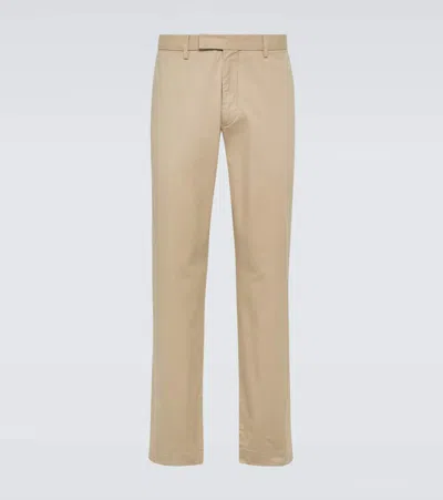 Polo Ralph Lauren Cotton-blend Slim Pants In Nude