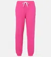 Polo Ralph Lauren Cotton-blend Sweatpants In Bright Pink