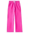 Polo Ralph Lauren Cotton-blend Sweatpants In College Pink W/ Navy