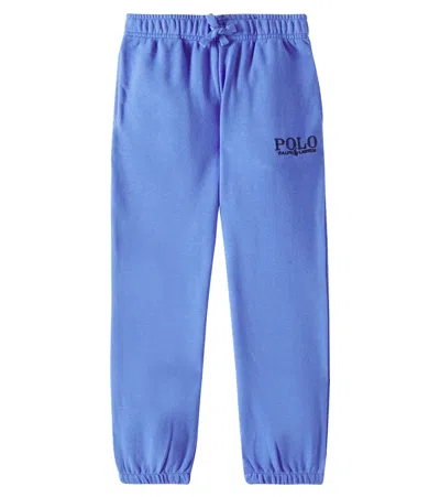 Polo Ralph Lauren Kids' Cotton-blend Sweatpants In Harbor Island Blue