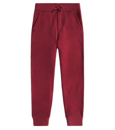 Polo Ralph Lauren Kids' Cotton-blend Sweatpants In Red