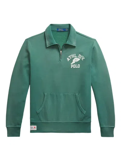 Polo Ralph Lauren Cotton-blend Sweatshirt In Green