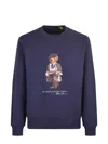 Polo Ralph Lauren Hoodie Man Ralph Lauren - Lscnm4 Long Sleeve Sweatshirt - Blue In Blue