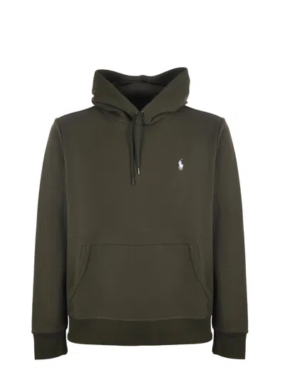 Polo Ralph Lauren Cotton Blend Sweatshirt In Green