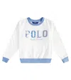 Polo Ralph Lauren Kids' Cotton-blend Sweatshirt In Deckwash White